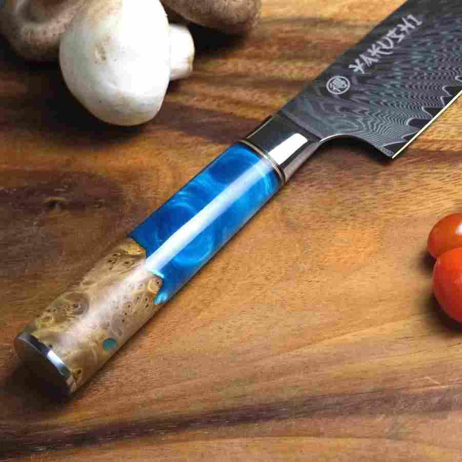 Premium Yakushi™ Damascus Steel Chef Knife - 8