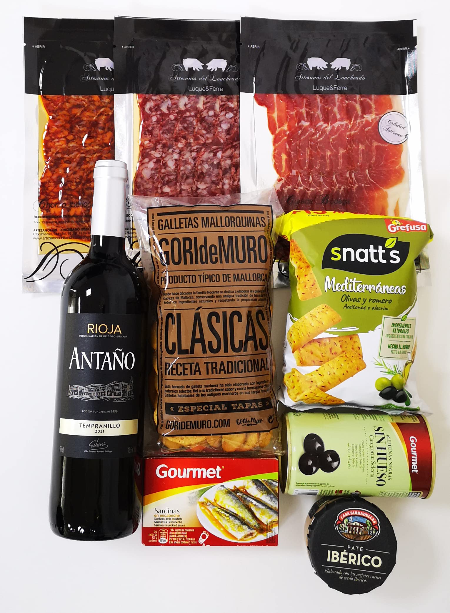 Spanish Tapas Gift Box for Two - Authentic Spain Gourmet Food Gift Set for Men & Women | Perfect for Date Night, Dinner Parties & Spain Lovers | Fine Spanish Delicacies & Specialties