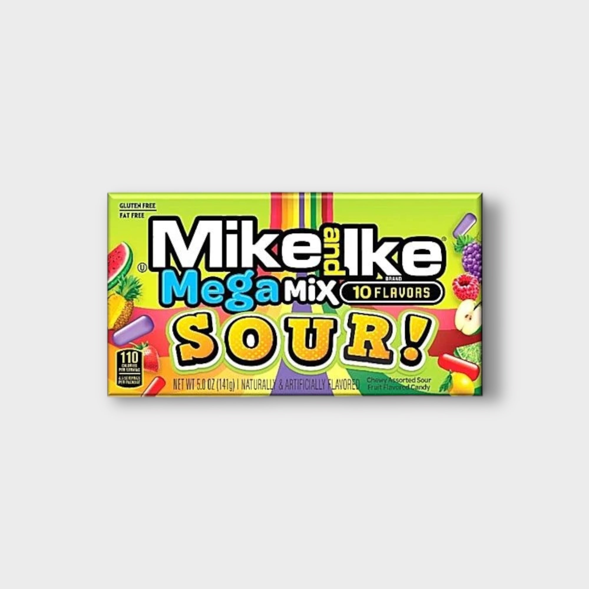 Mike and Ike Mega Mix Sour Candy - Bulk Pack of Assorted Fruit Flavors - Perfect for Parties, Movie Nights & Office Snacks
