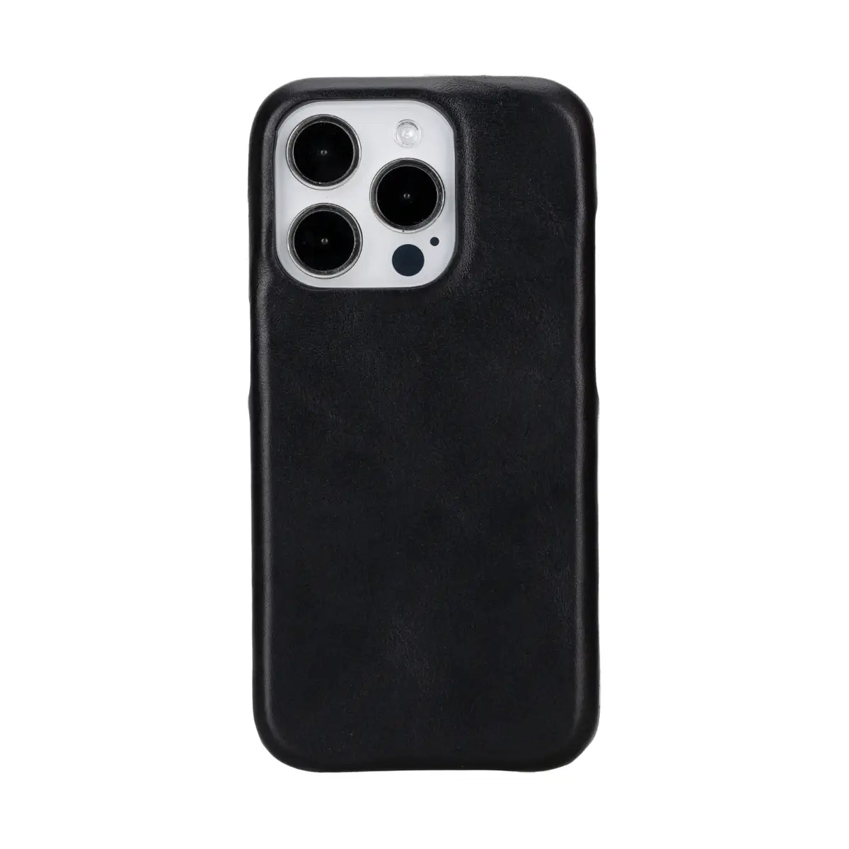 Premium Black Leather Wallet Case for iPhone 15 Pro - Slim Protective Cover with Card Slots | Perfect for Business, Travel & Everyday Use
