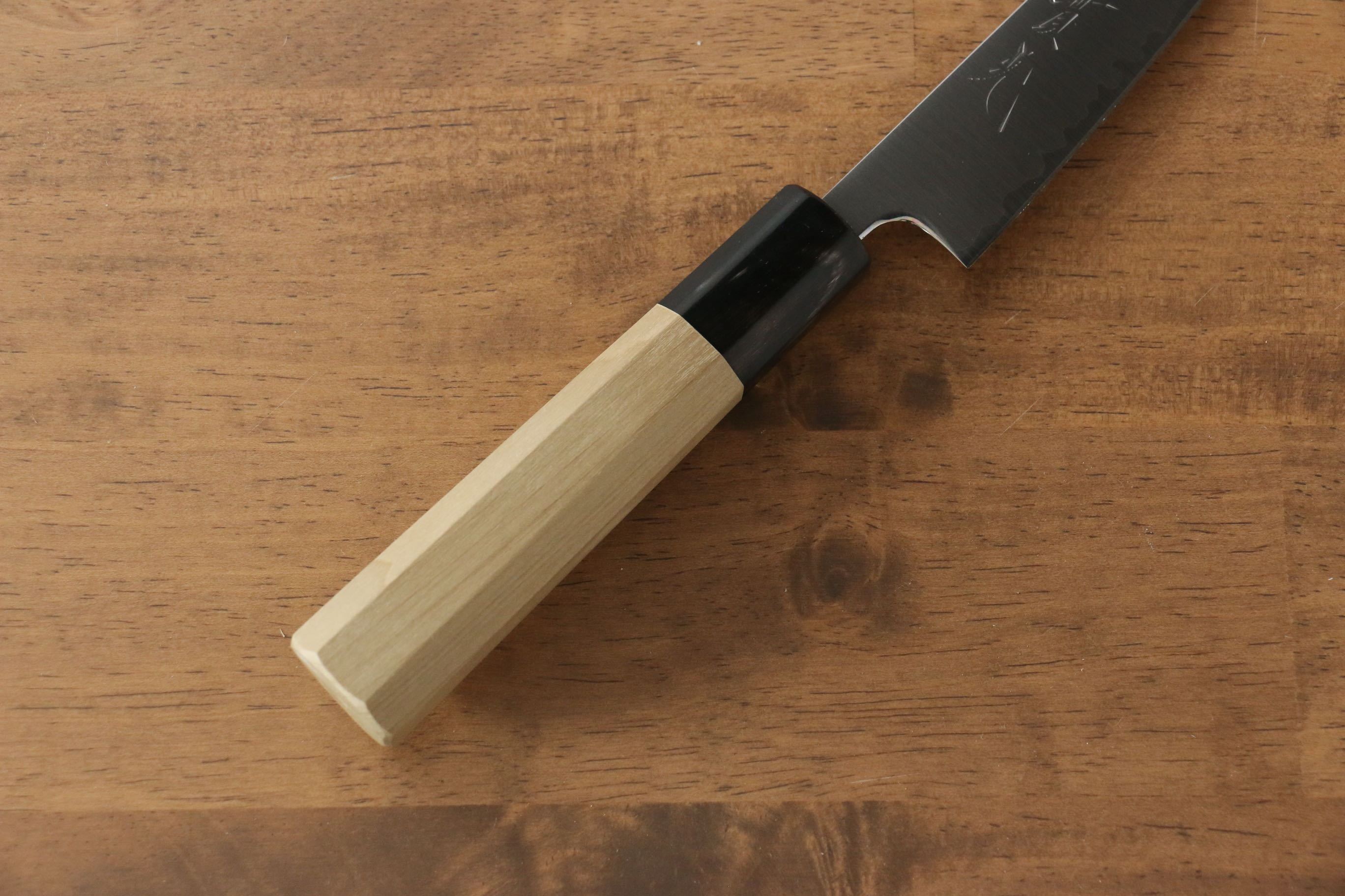 Premium Jikko SG2 Petty Utility Knife 135mm - Japanese Stainless Steel Blade with Magnolia Wood Handle - Perfect for Slicing, Peeling & Precision Kitchen Tasks