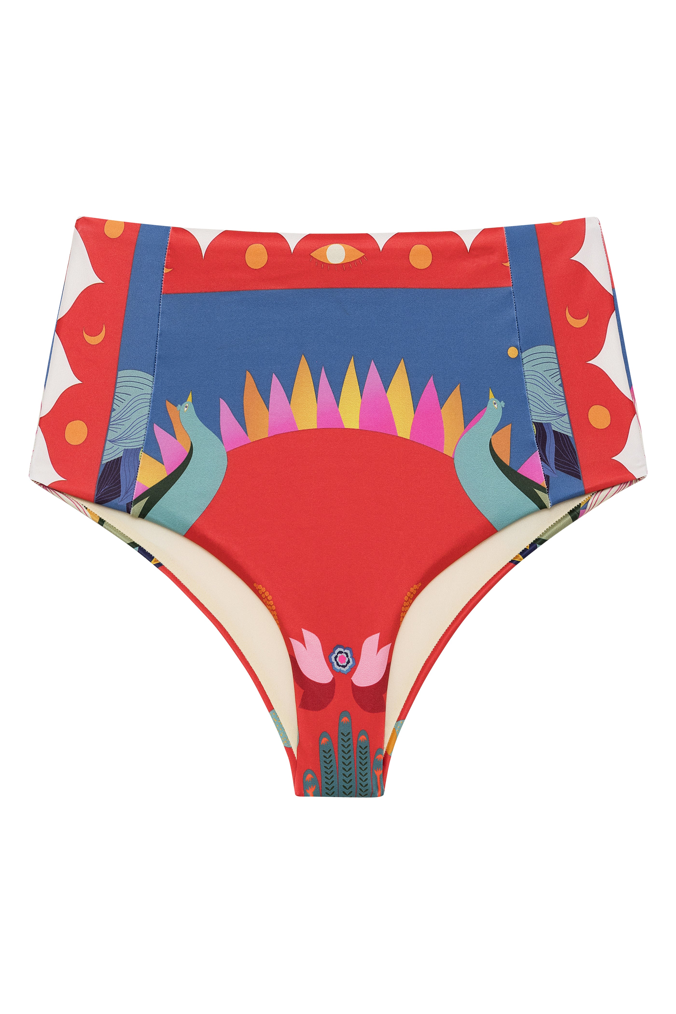Carmel Bikini Bottom - High Waisted Swimwear for Women | Beach Vacation & Pool Party Essentials | Final Sale
