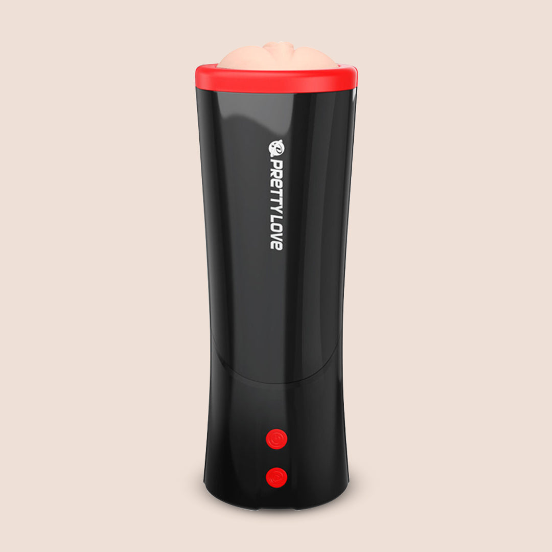 Pretty Love Ozzy Thrusting Male Masturbator - Realistic Textured Sleeve for Enhanced Pleasure | Perfect for Solo Play & Couples Fun