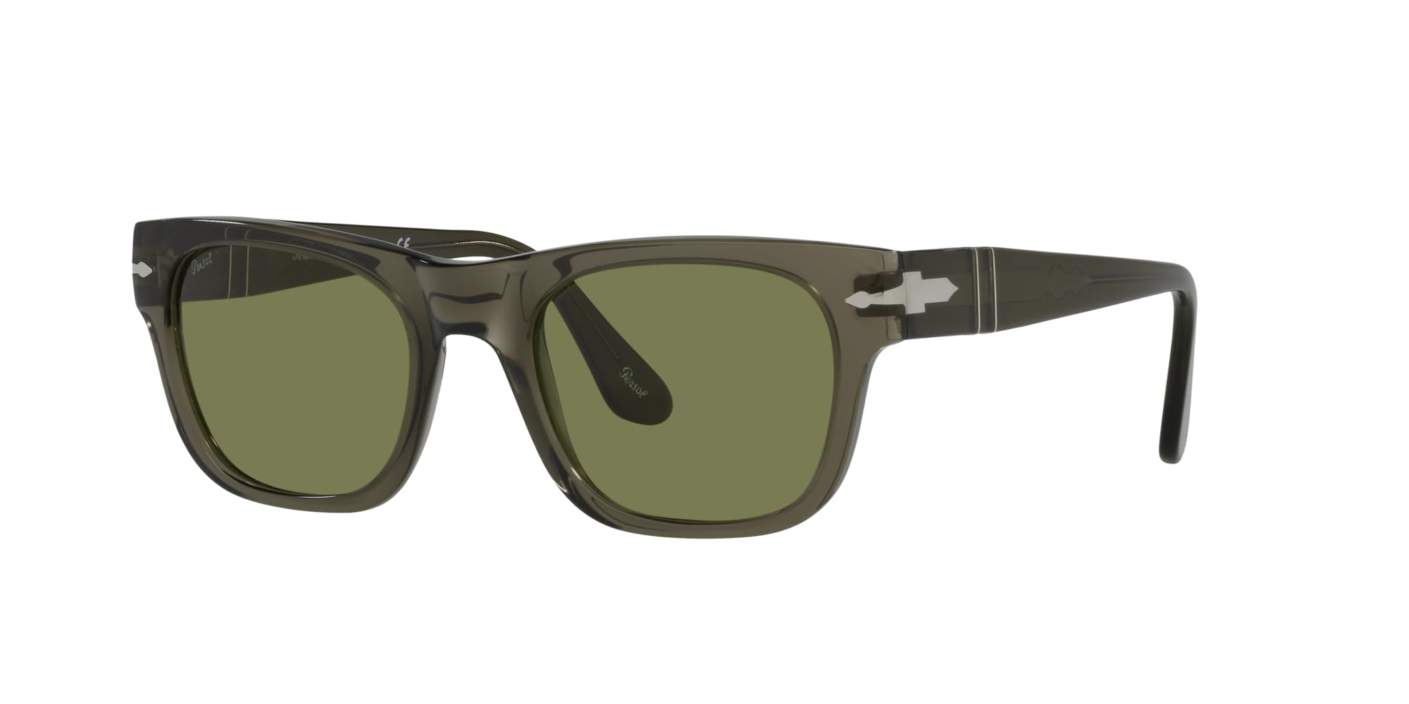 Persol PO3269S Square Sunglasses for Men & Women - UV Protection Polarized Lenses - Classic Retro Style - Perfect for Driving, Travel & Outdoor Activities