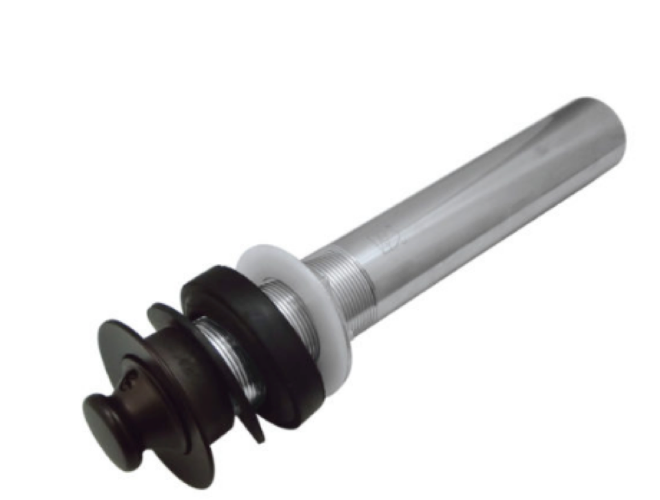 Lift & Turn Sink Drain Stopper - Chrome Plated Pop-Up Drain Assembly for Kitchen & Bathroom Sinks - Perfect for Easy Cleaning and Water Flow Control