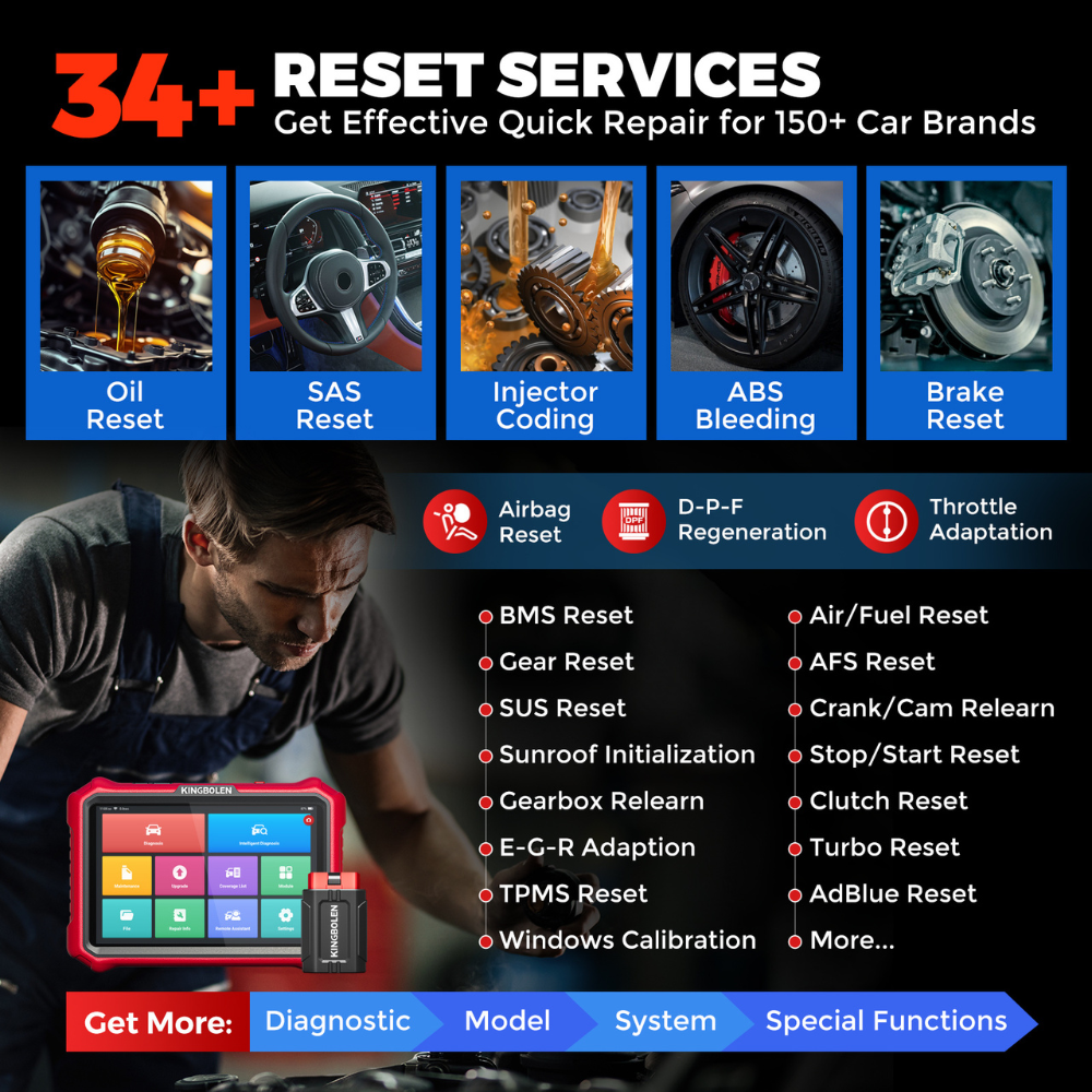 KINGBOLEN K8 PRO OE Level Car Diagnostic Tool - Bluetooth 8 Wireless Scanner with Lifetime Free Updates | ECU Coding, Bi-Directional Control, 34+ Reset Services | Supports CANFD & DOIP, FCA AutoAuth | Perfect for Professional Mechanics & DIY Car Repairs