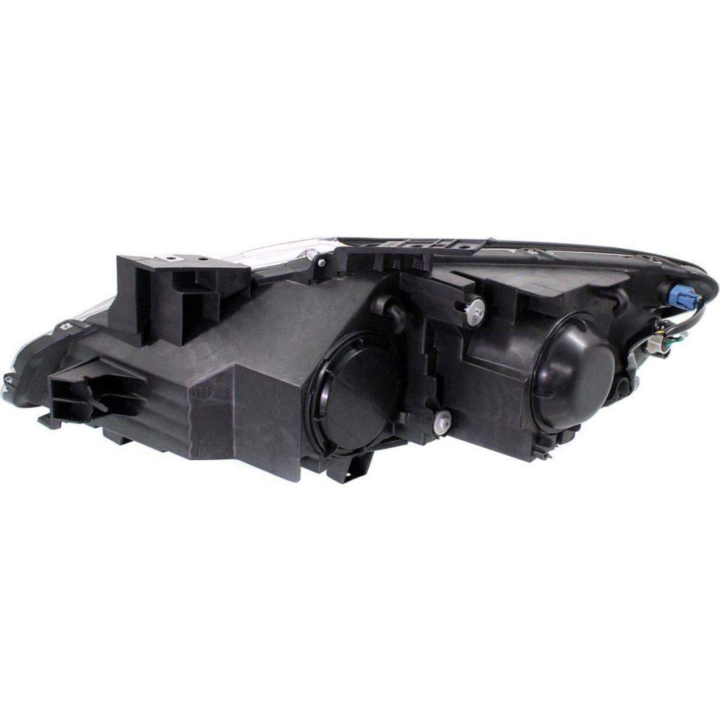 2010-2012 Mazda CX-9 Passenger Side Headlight Assembly with Bulbs - DOT Certified (Part #MA2519145, TE69-51-0K0C) - Perfect for Night Driving & Replacement