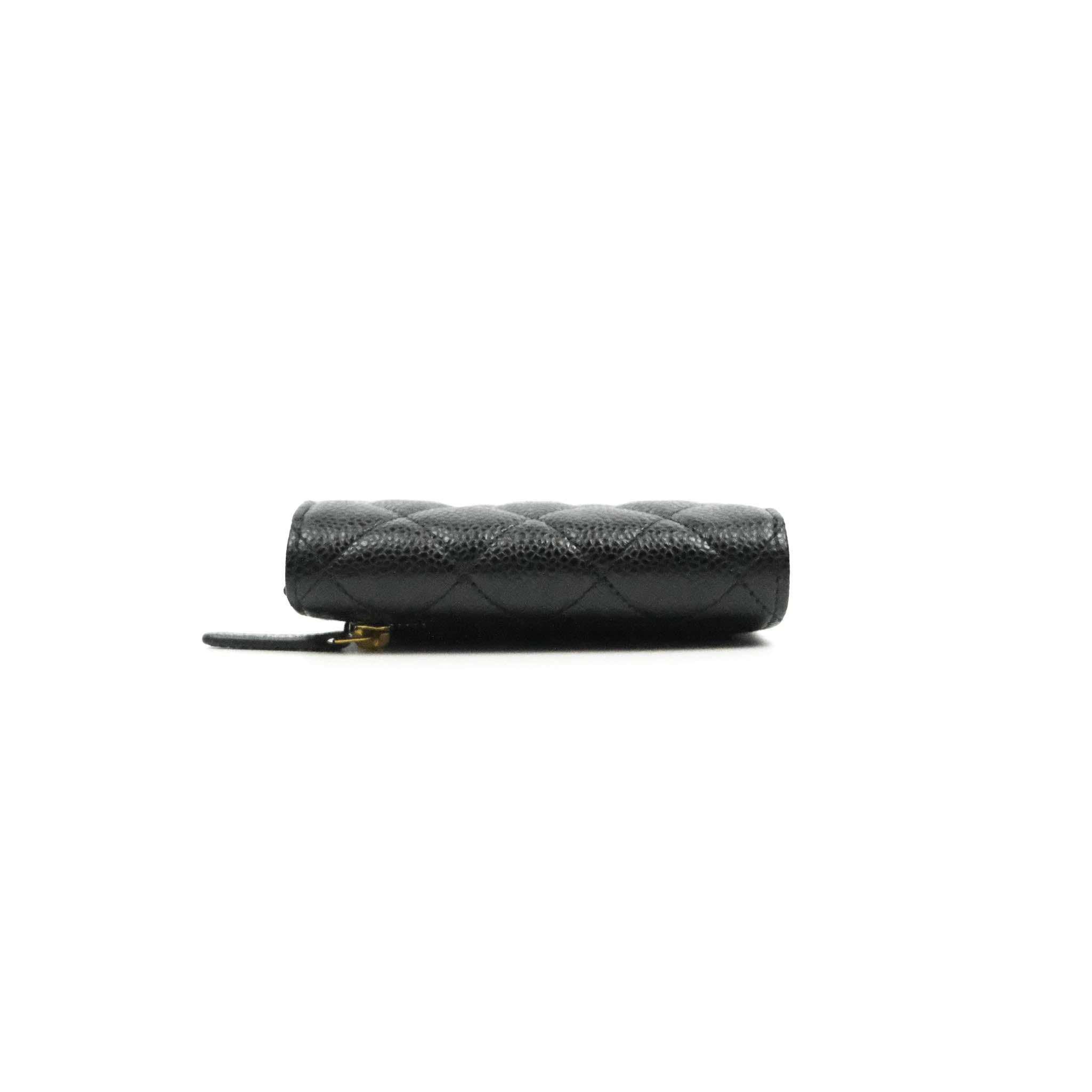 Chanel Classic Flap Wallet in Black Caviar Leather with Gold Hardware - Luxury Designer Wallet for Women, Perfect for Everyday Use & Special Occasions