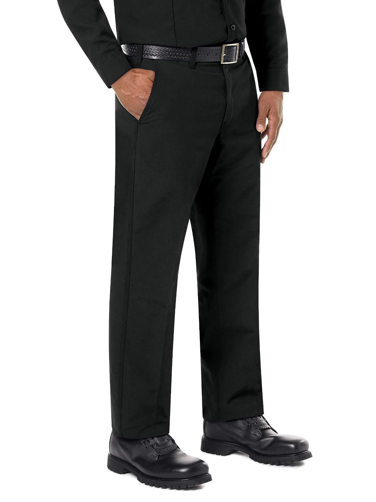 Workrite Men's Straight Fit Dress Pants - Comfortable & Professional Office Wear for Business, Interviews & Formal Occasions