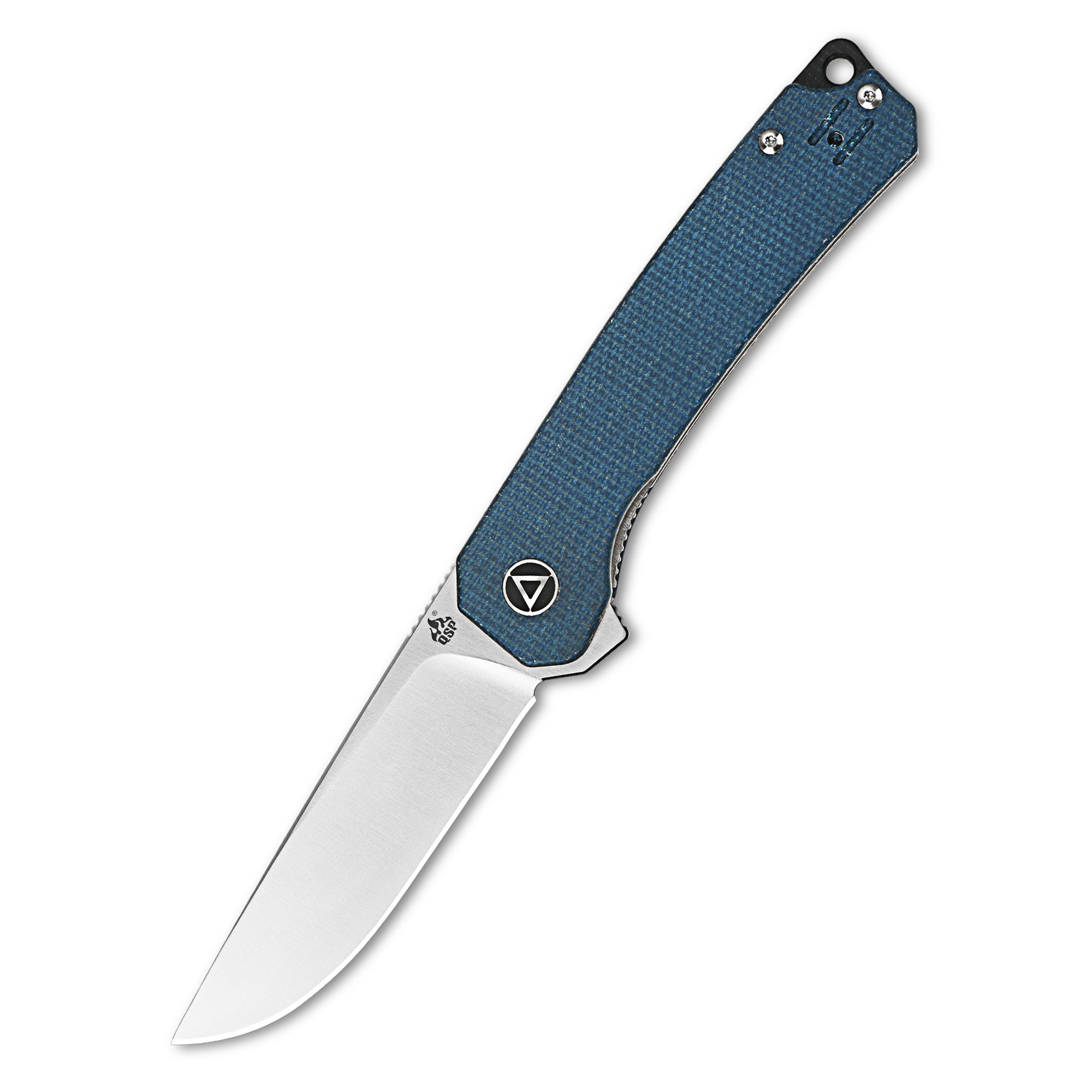 QSP Osprey Liner Lock Folding Pocket Knife - 14C28N Stainless Steel Blade with Micarta Handle - Perfect for Camping, Hiking & Everyday Carry (EDC)