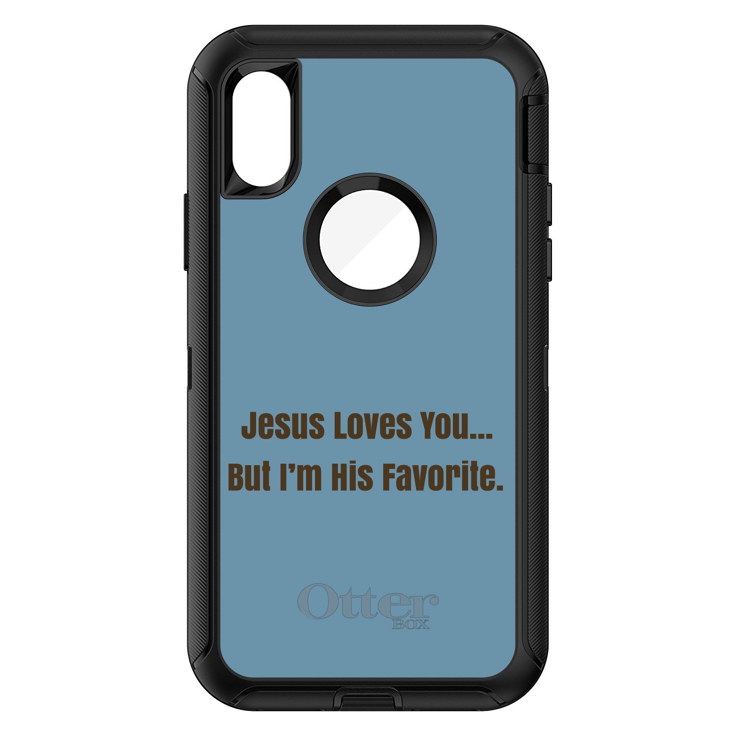 Premium iPhone XR Case (6.1 Inch) - Durable Protective Cover Compatible with OtterBox Defender - Christian Faith Design 'Jesus Loves You' - Perfect for Church, Bible Study & Daily Faith Inspiration