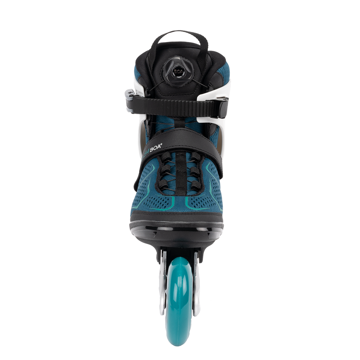 K2 Alexis 84 BOA Ski Boots for Women - Teal/White - Comfortable & Supportive for All-Mountain Skiing