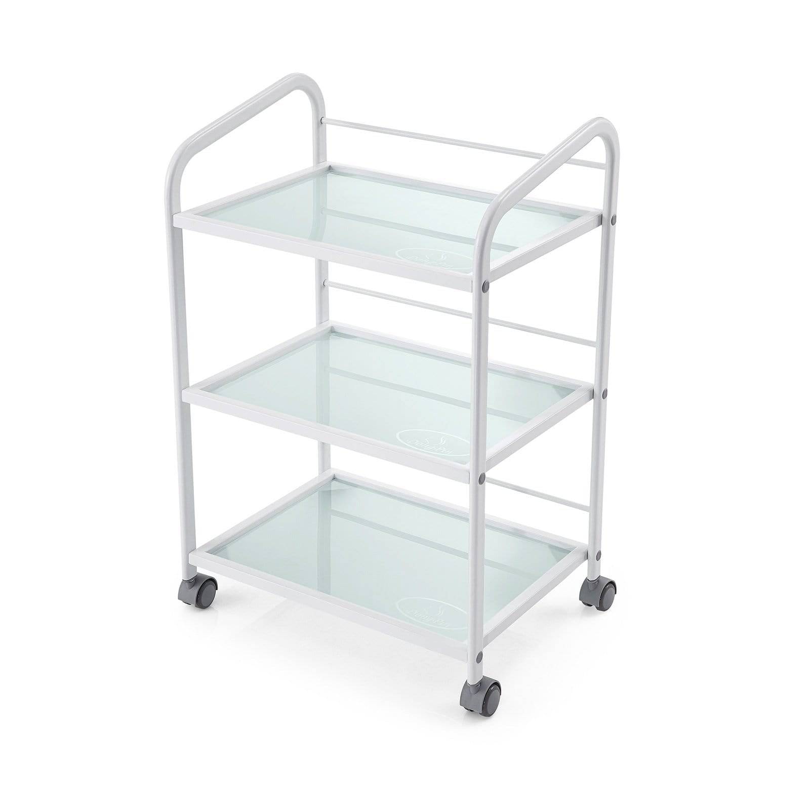 3 Tier Portable Salon Trolley BA6039 - Professional Rolling Beauty Cart for Hair Stylists, Nail Tech & Makeup Artists - Perfect for Salon, Spa & Home Use