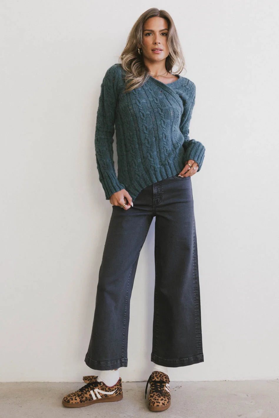Bentley Knit Sweater for Women - Cozy Cable Knit Pullover Winter Sweater | Soft & Warm Casual Wear for Fall & Winter | Perfect for Office, Dates & Holiday Outfits