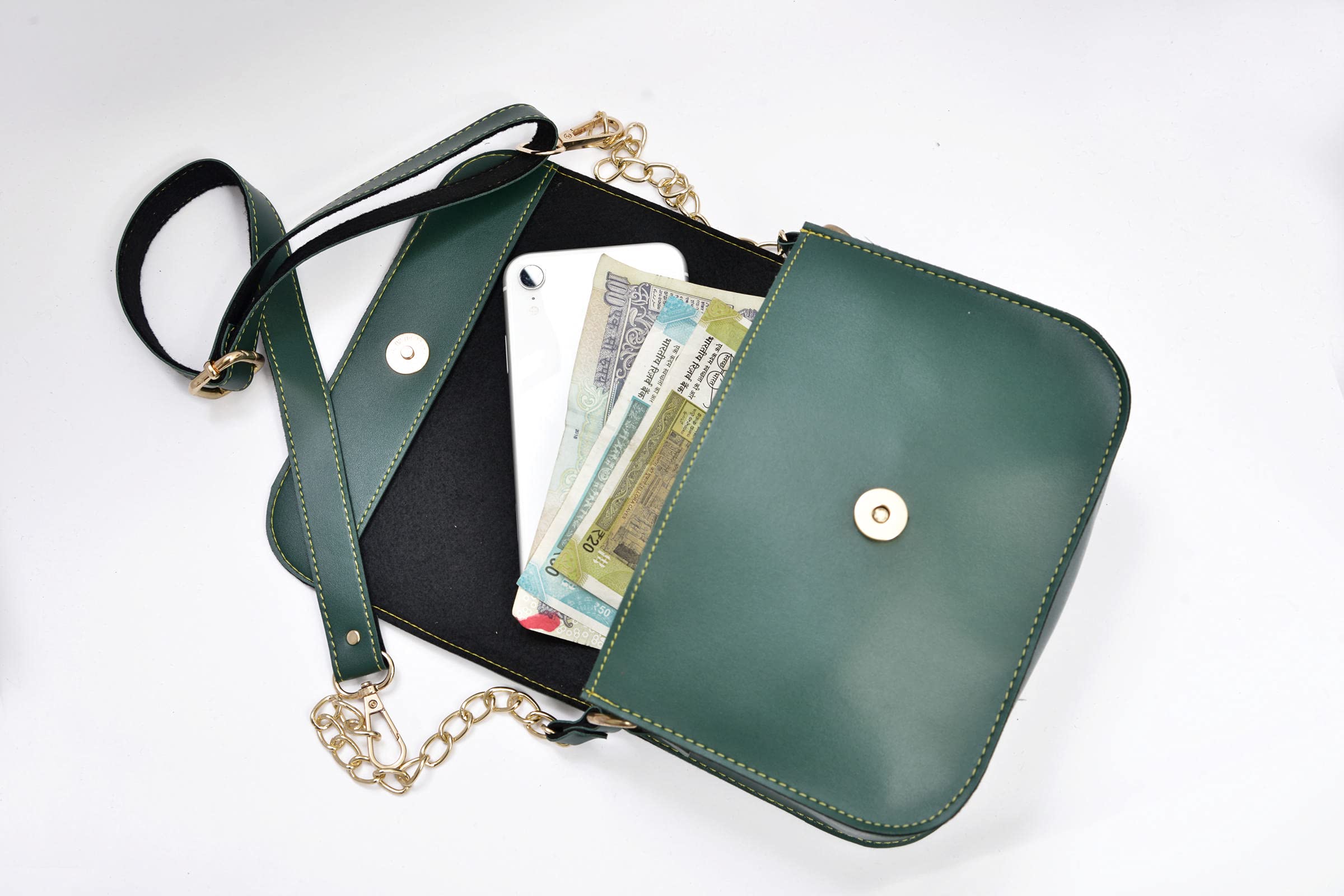 YOUR GIFT STUDIO Personalized Name Sling Bag for Women - Custom Chain Crossbody Purse | Unique Birthday Gift for Wife, Mother, Sister | Perfect for Date Night, Travel & Everyday Use