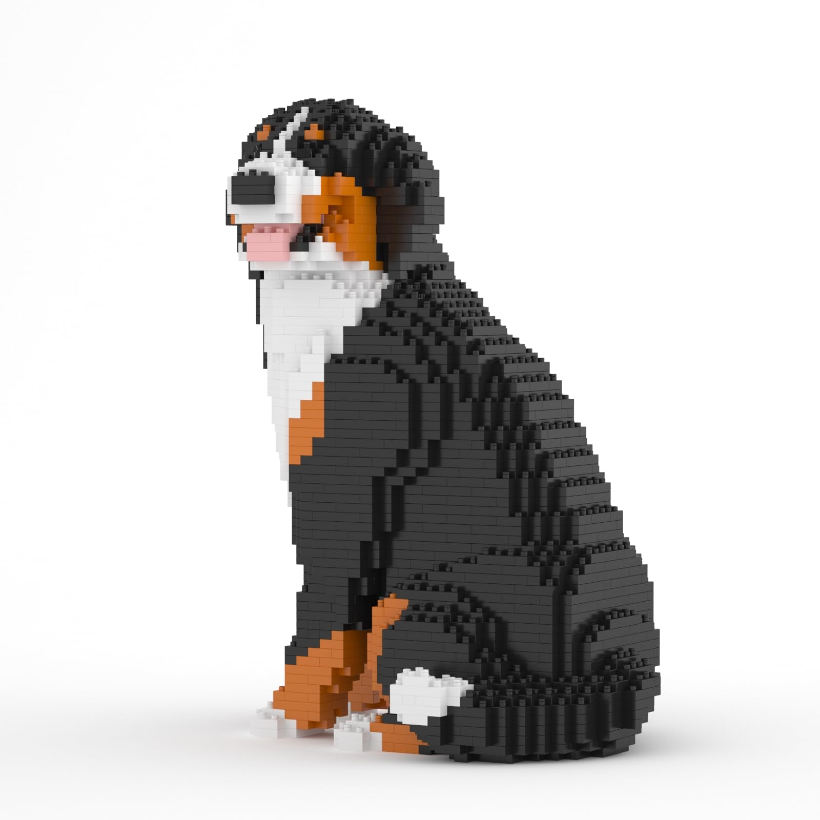 JEKCA Bernese Mountain Dog 05SB Building Blocks Set - 1000+ Plastic Pieces, Creative DIY Model Kit for Adults & Teens Age 14+ - Perfect for Home Decoration, Gift Giving & Stress Relief