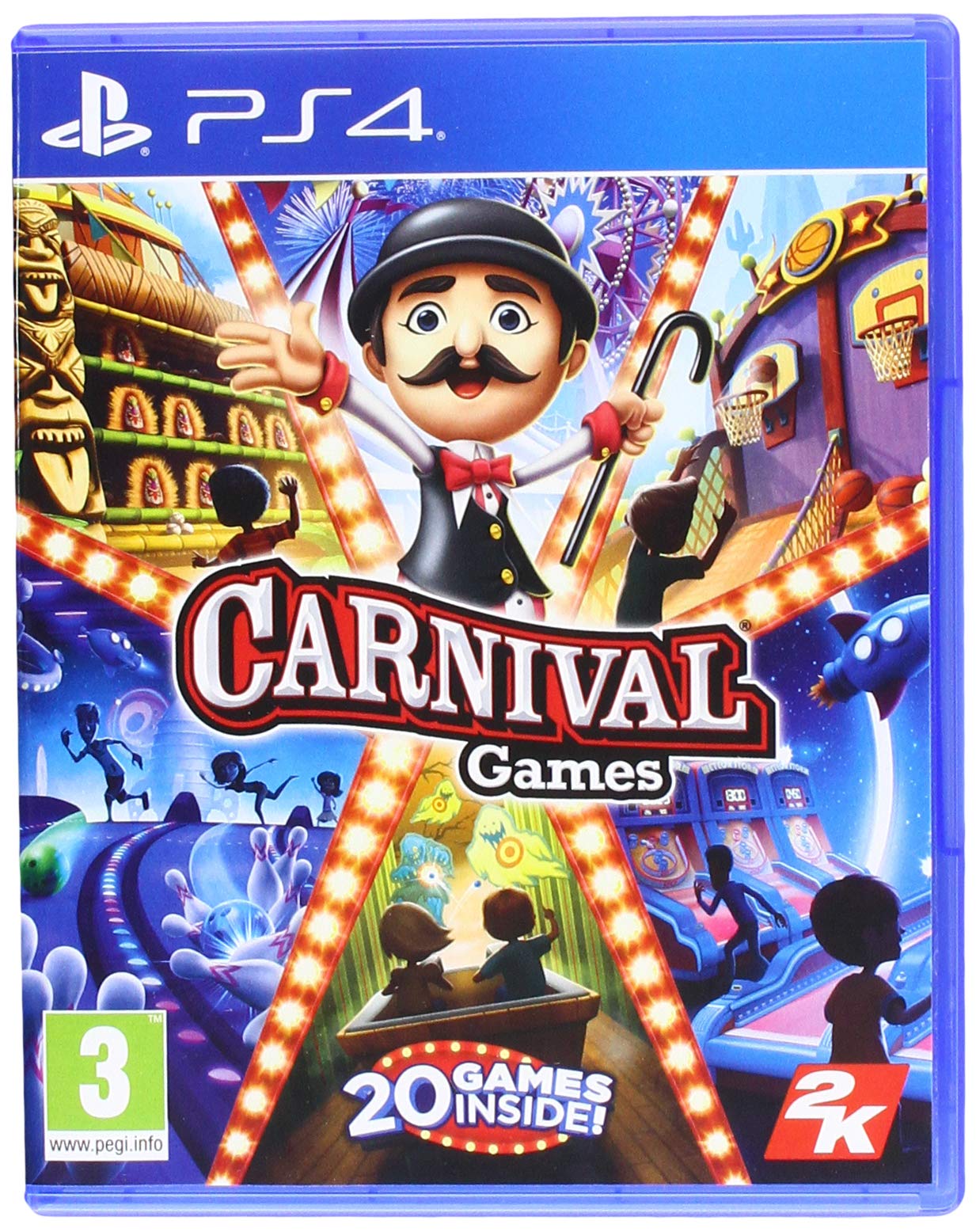 Best Carnival Games for PS4 - Fun Family Party Video Game for Kids & Adults - Perfect for Birthday Parties & Game Nights