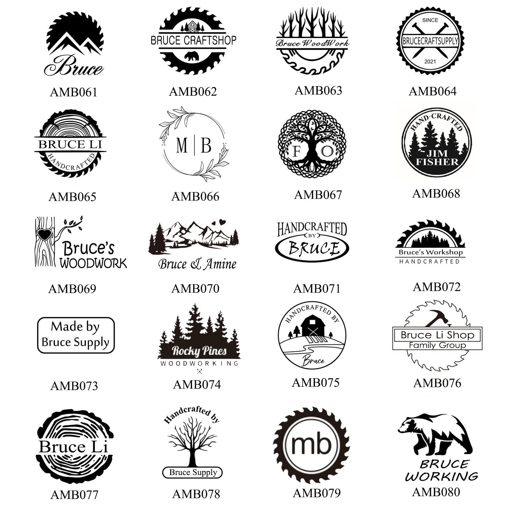 Custom Branding Iron Stamp for Leather & BBQ - 3