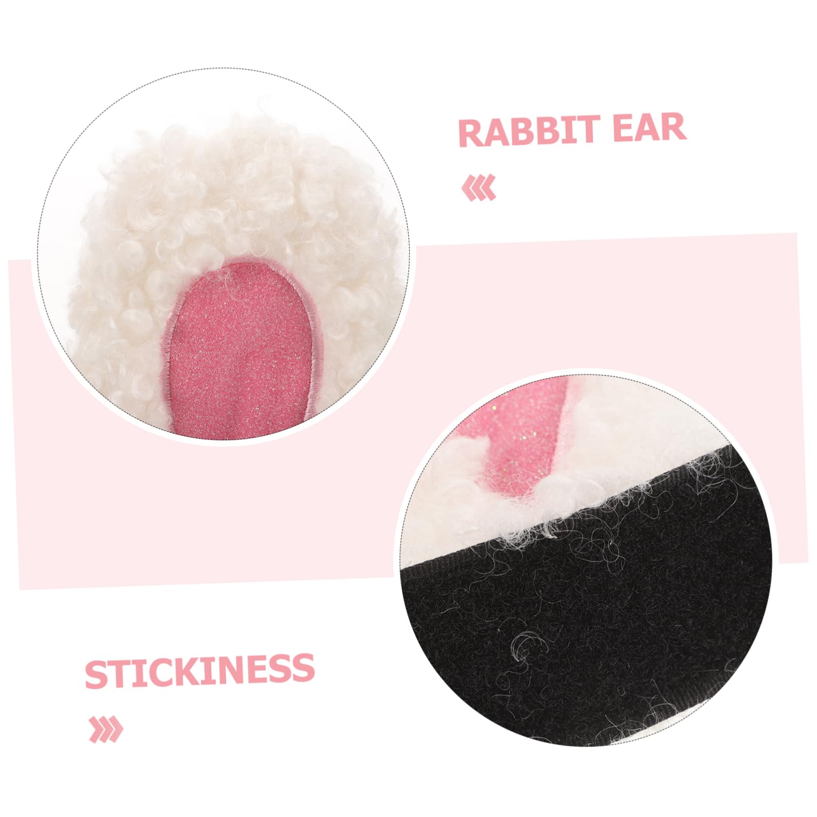 SKISUNO Motorcycle Helmet Ears Accessories - Cute Rabbit Ear Decor for Boys, Girls & Adults - Perfect for Bike Rides, Costume Parties & Cosplay Events