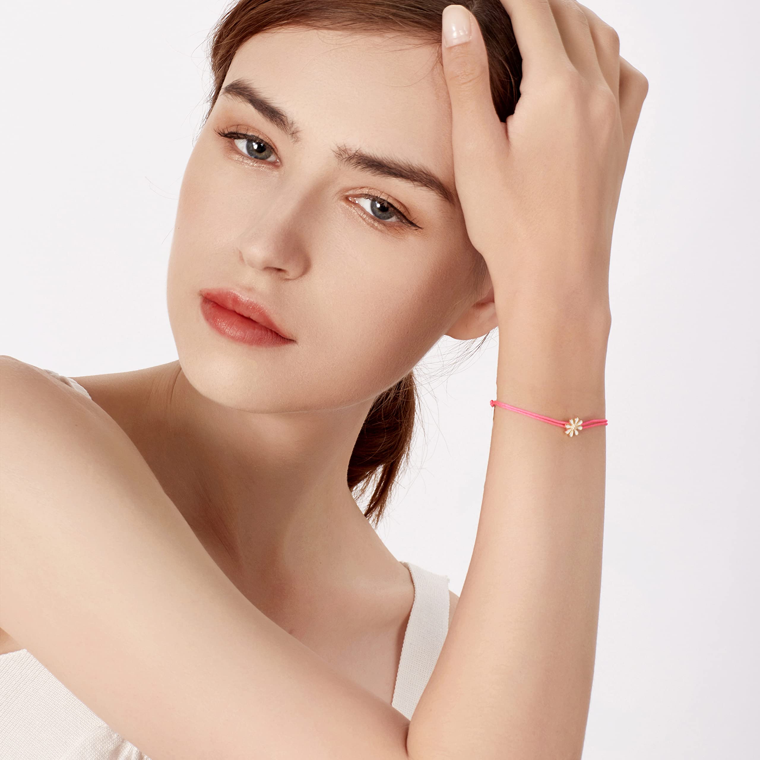925 Sterling Silver Bracelet for Women - Lucky Red Thread Rope Bracelet with Charm, Birthday Gift for Her, Teen Jewelry for Good Luck & Protection | Perfect for Everyday Wear, Special Occasions & Gifting