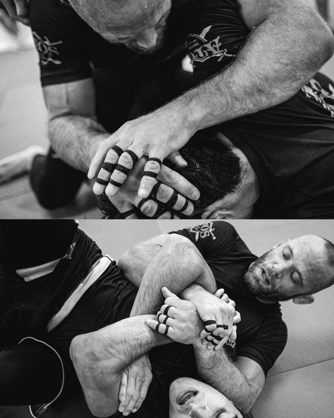 Premium Jiu Jitsu Finger Tape - Monkey Tape 4-Pack (0.5” x 15yds, Black) for BJJ, Grappling, MMA & Judo - Strong & Breathable Athletic Sports Tape for Training, Competition & Injury Prevention