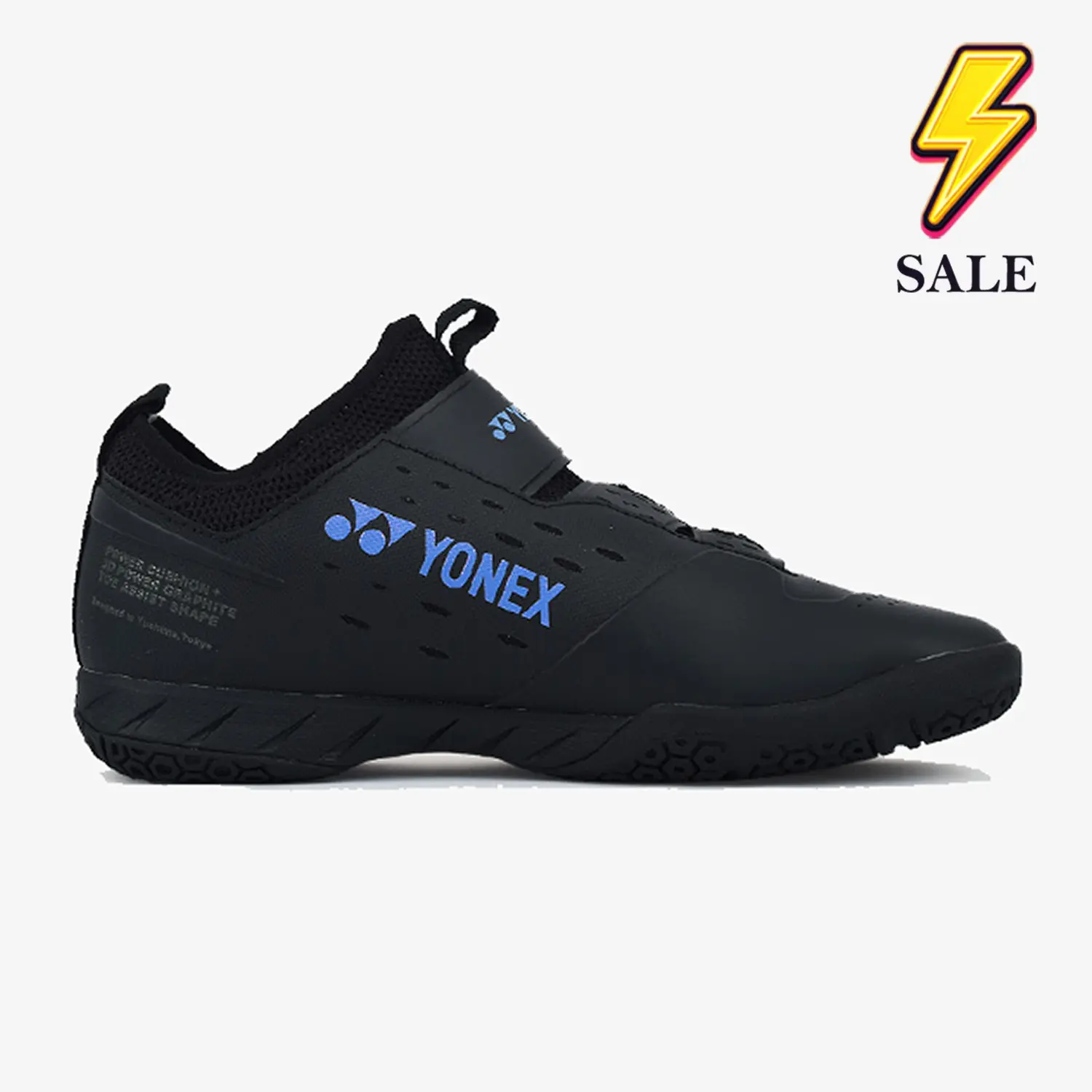 Yonex Power Cushion Infinity 2 Unisex Tennis Shoes for Men & Women - Black | Lightweight Cushioned Court Shoes for Badminton, Squash & Indoor Sports