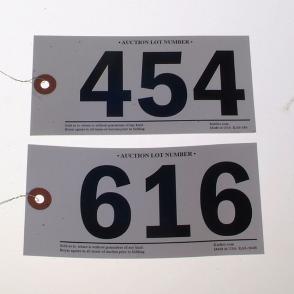 #4 Numbered Power Tag - 500pcs/Box, Wired Electrical Tags for Circuit Identification & Panel Organization | Perfect for Electricians, Industrial Wiring & DIY Electrical Projects