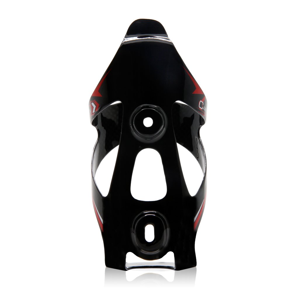 Lightweight Full Carbon Fiber Bicycle Water Bottle Cage Holder - Durable Bike Drink Bottle Mount for Road & Mountain Bikes - Perfect for Cycling, Commuting & Outdoor Sports