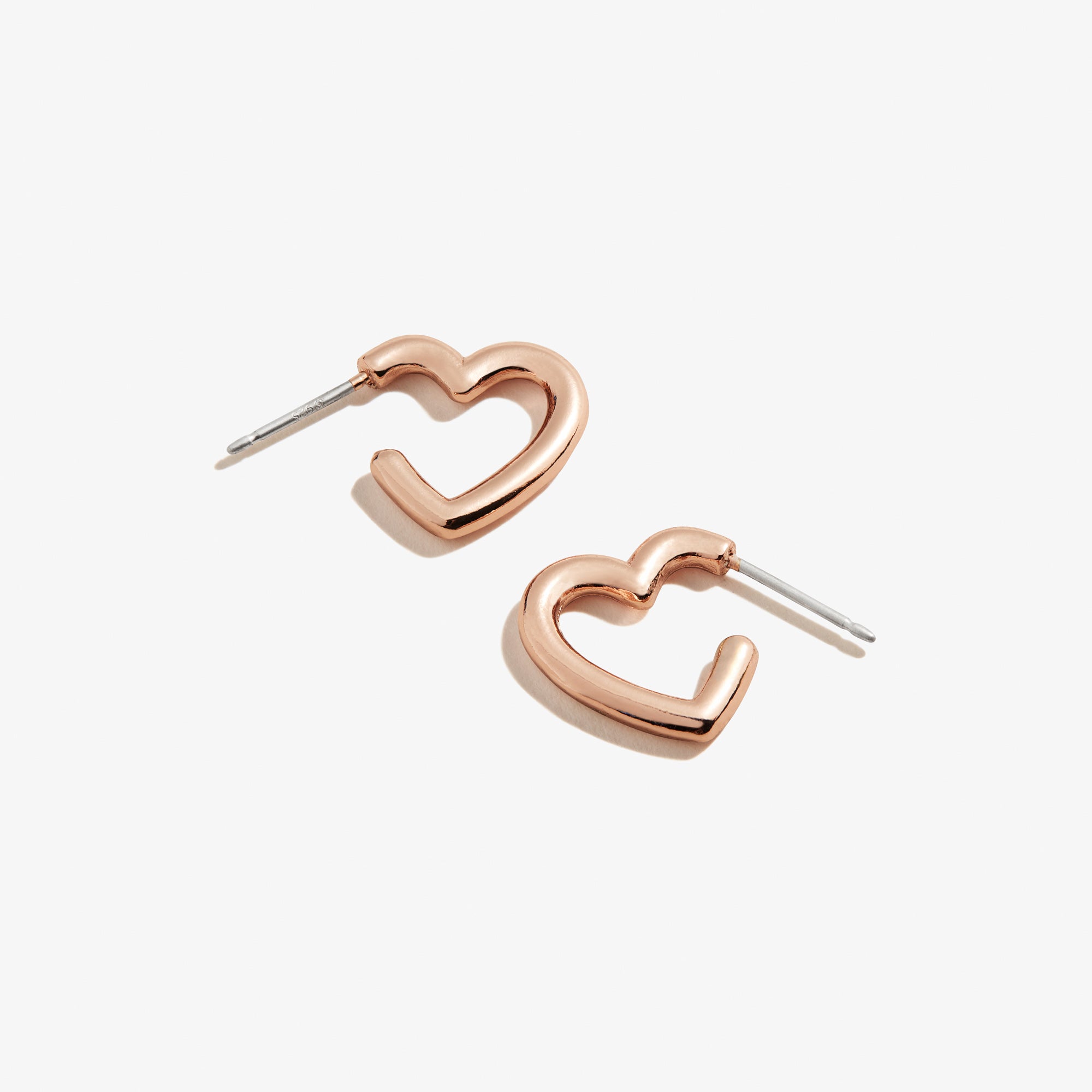 Heart Huggie Hoop Earrings for Women - 14K Gold Plated Small Huggie Earrings - Minimalist Dainty Hoops for Everyday Wear - Perfect Gift for Her, Valentine's Day, Anniversary & Birthday
