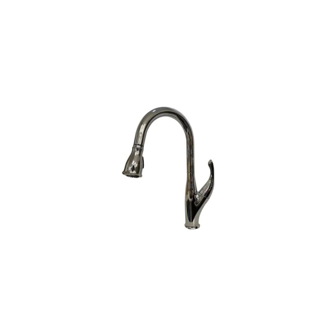 Premium Stainless Steel Kitchen Sink Faucet CM2063 - Pull Down Sprayer with High Arc Spout for Modern Home Kitchen, Perfect for Washing Dishes & Filling Pots