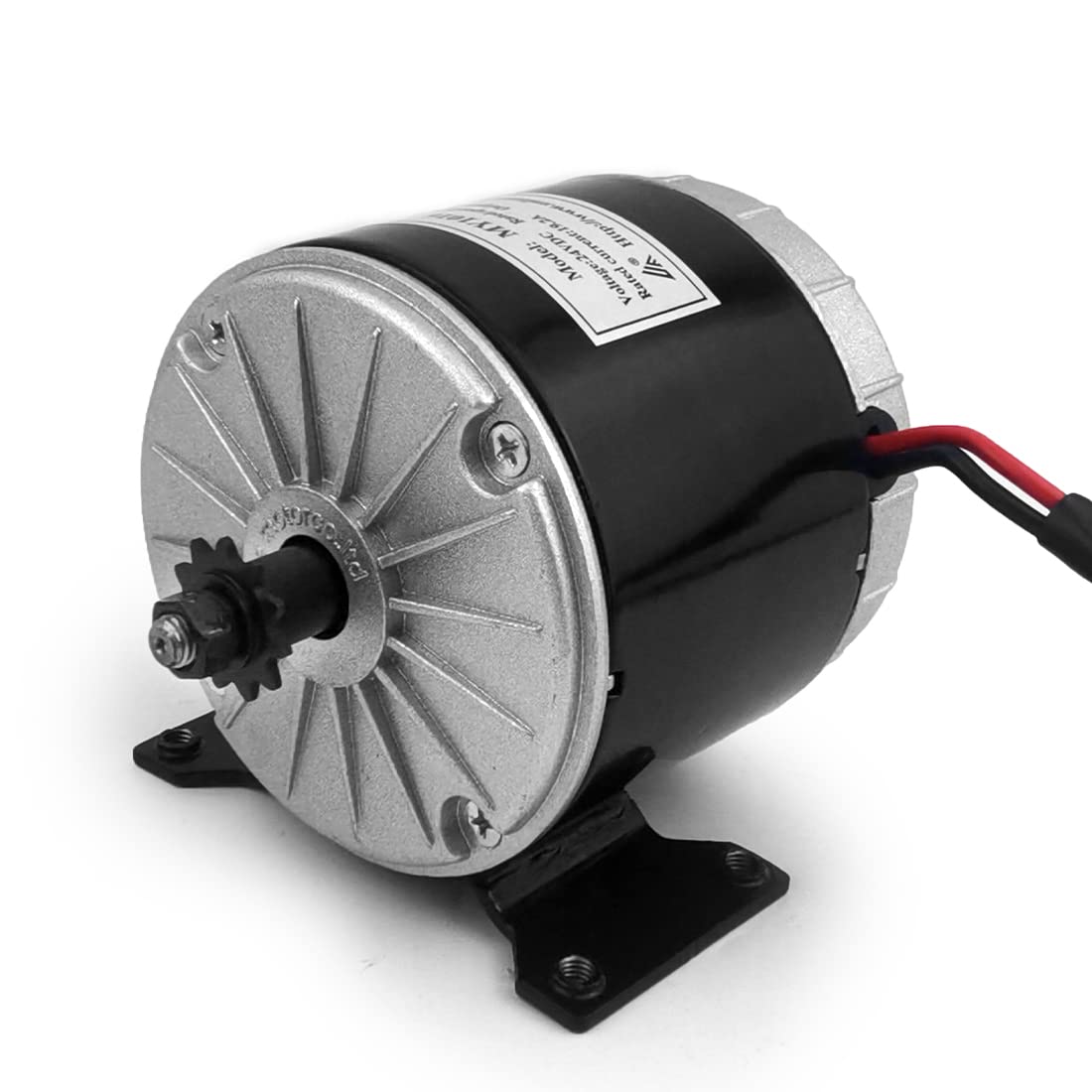 L-faster 24V/36V 350W Electric Mini Bike Motor Kit - No Teeth Flywheel, 25H Chain Sprocket, Speed Control Handle & Power Lock Switch - Perfect for DIY E-Bike Conversions, Kids Electric Bikes & Mini Motorcycles