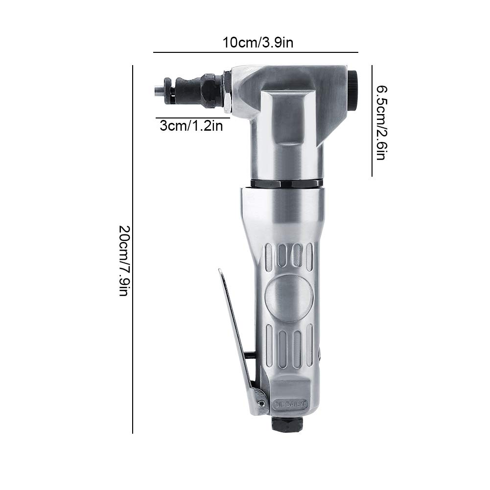 Air Nibbler Metal Cutter - High Hardness Blade Pneumatic Shears | 2800 RPM Handheld Cutting Tool for Sheet Metal, HVAC & Automotive Repair