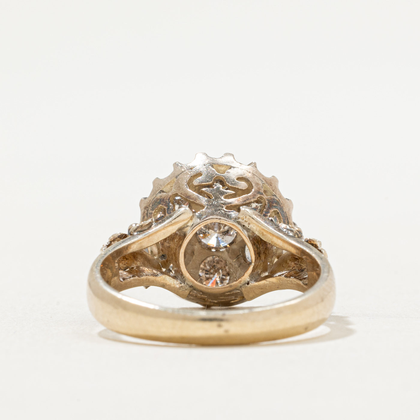1.00ctw Diamond Cluster Cocktail Ring for Women - Size 6.25 | Elegant Statement Jewelry for Parties, Weddings & Special Occasions