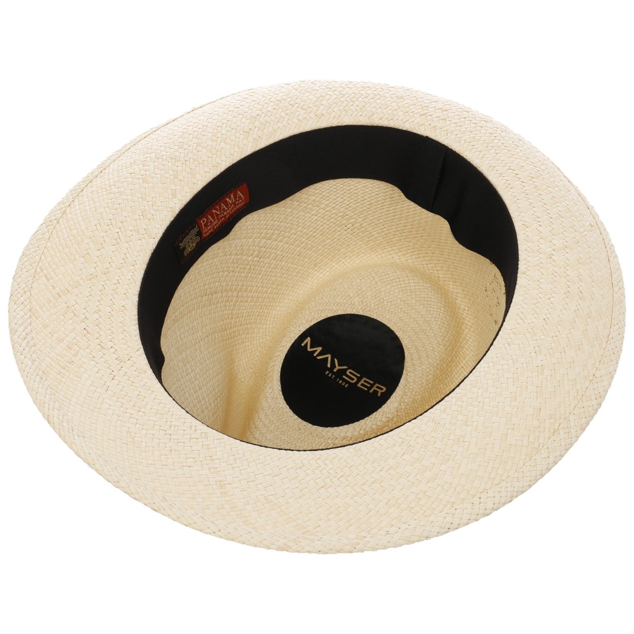 Stylish Manuel Stripes Panama Hat by Mayser - Breathable Summer Sun Hat for Men & Women - Perfect for Beach, Travel, and Outdoor Activities