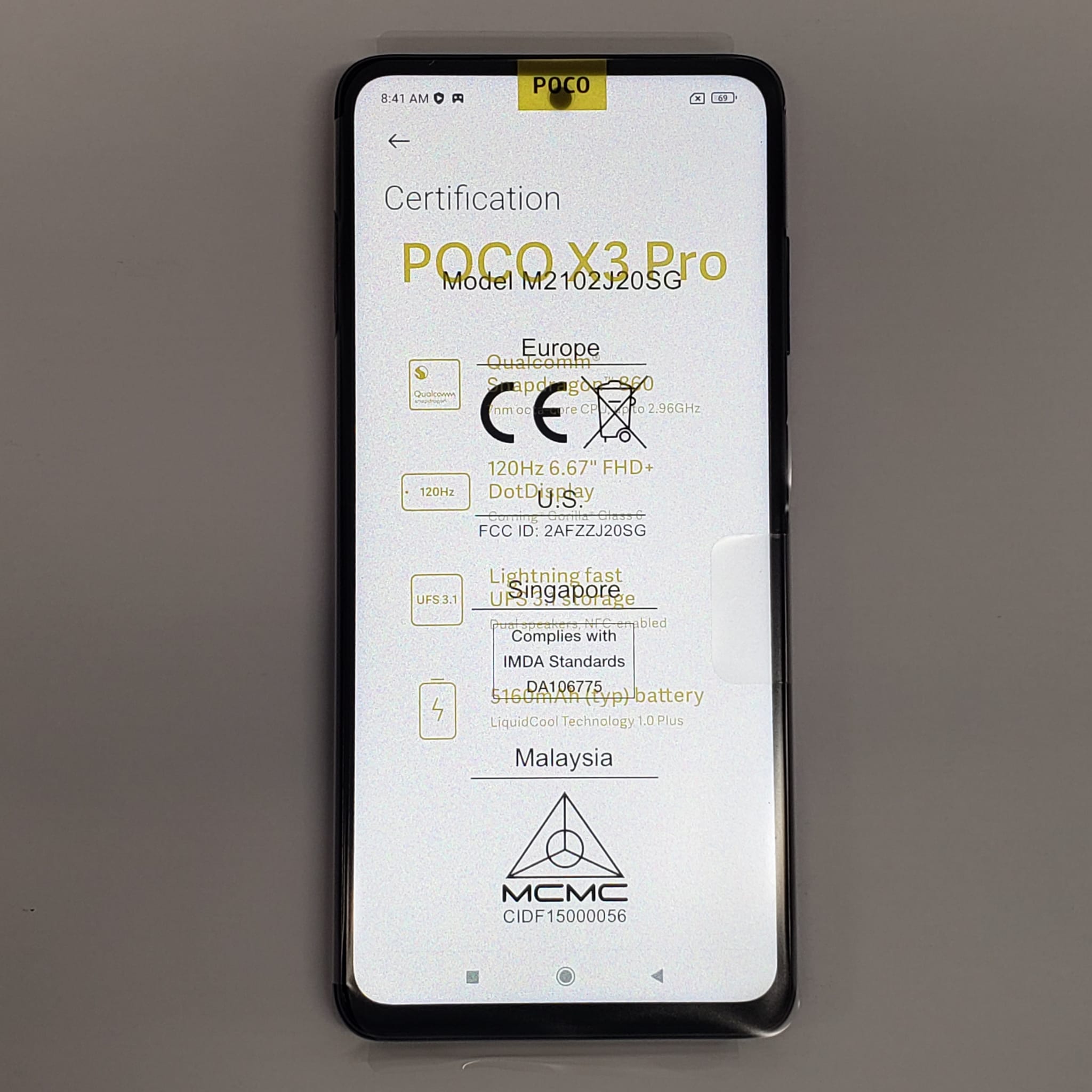 Poco X3 Pro Smartphone - 128GB Storage, 6GB RAM | Factory Unlocked GSM Phone (Not Verizon/Sprint Compatible) | International Version in Phantom Black (Renewed Like New) - Perfect for Travel, Work & Gaming