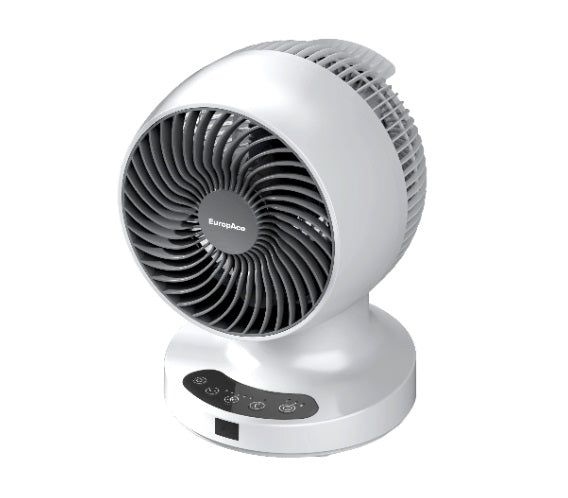 EuropAce EDF5731DWH 7-Inch Deluxe BLDC Desk Fan - Ultra Quiet, Energy Efficient, 3 Speed Settings - Perfect for Home, Office & Dorm Room Cooling