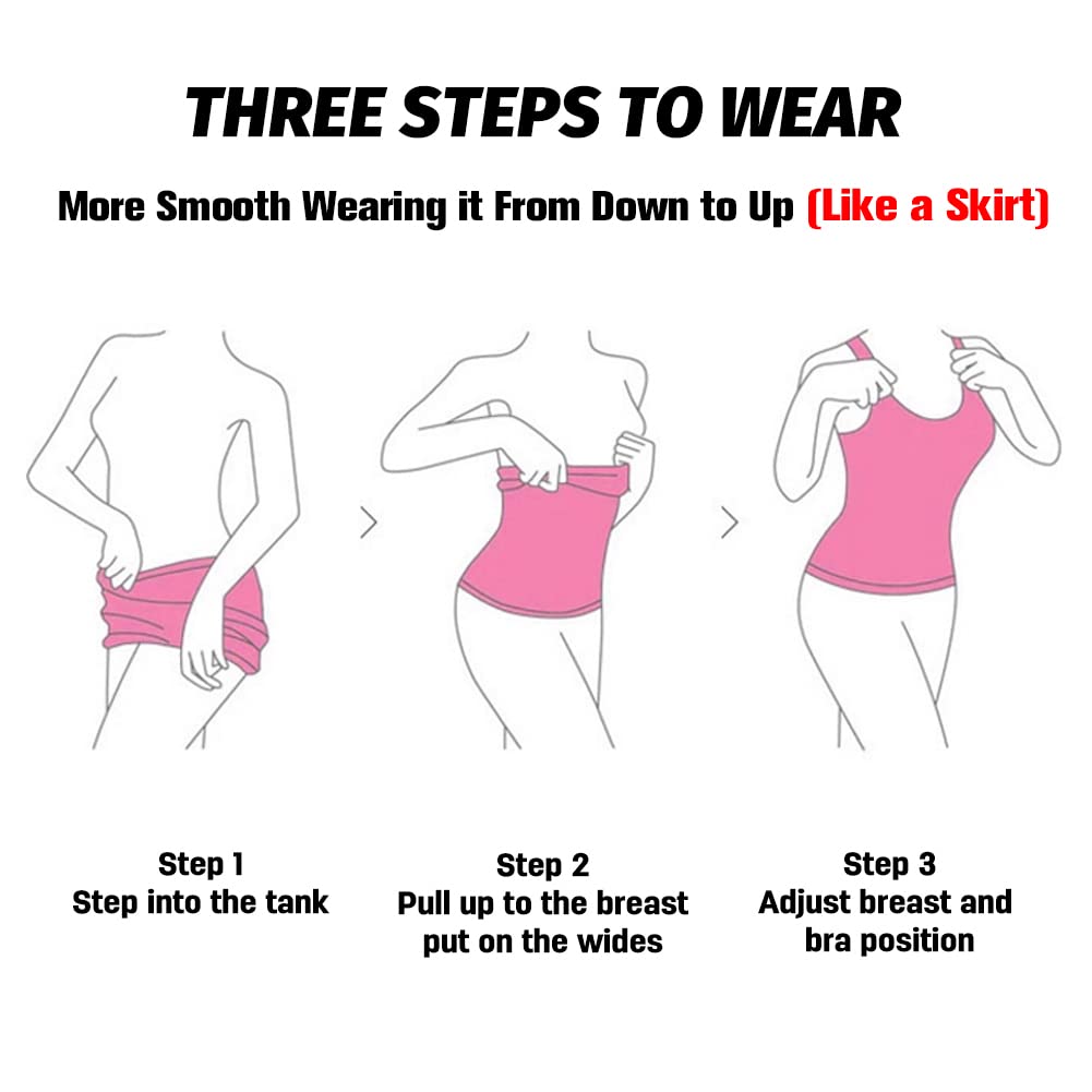 EUYZOU Women's Tummy Control Shapewear Tank Top - Seamless Slimming Bodysuit for Belly Fat & Waist Training | Perfect for Workout, Wedding, Daily Wear & Special Occasions