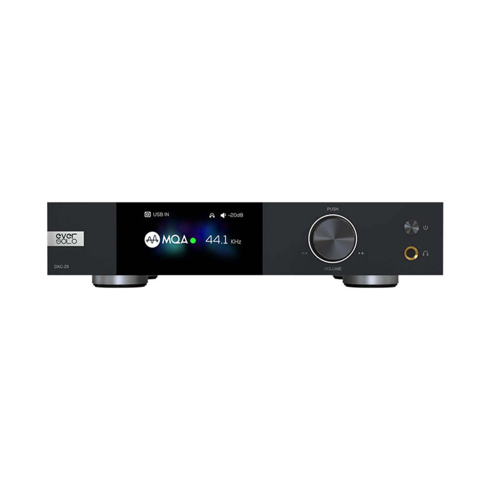Eversolo DAC Z8 High-Resolution Headphone Amplifier & Digital-to-Analog Converter - Perfect for Audiophiles, Studio Monitoring & Home Audio Systems