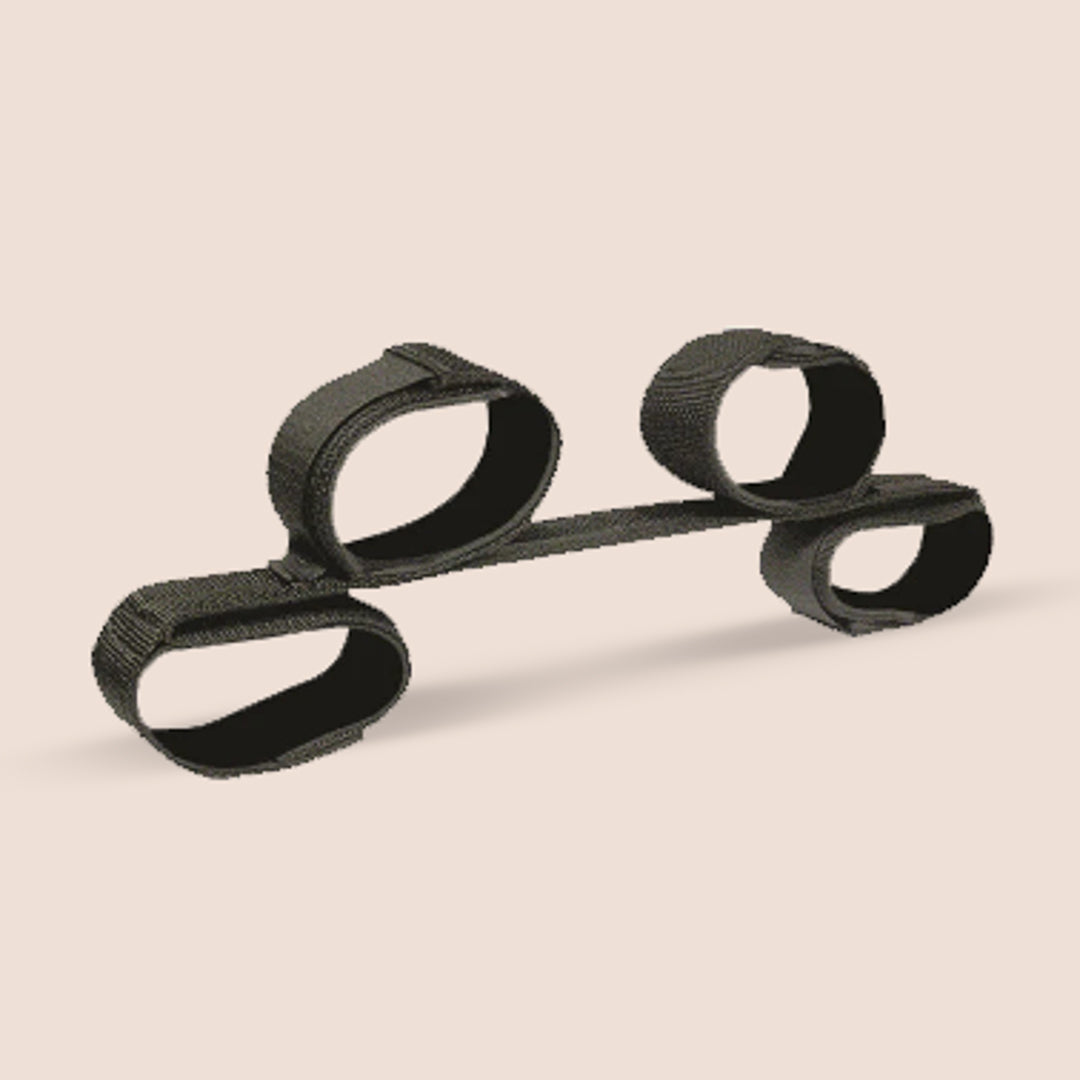 Sportsheets Bondage Bar - Adjustable 4-Point Wrist & Ankle Restraints for BDSM, Couples Play & Bedroom Bondage - Perfect for Spicing Up Your Sex Life & Enhancing Intimacy