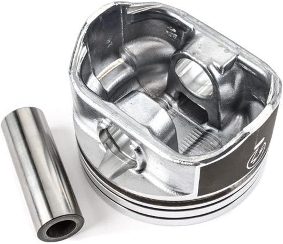 SPEED PRO Hypereutectic Flat Top 4VR Pistons with 8+MOLY Rings for Chevy Small Block 350 9.3:1 Compression 030 Over - High Performance Engine Build & Racing Applications