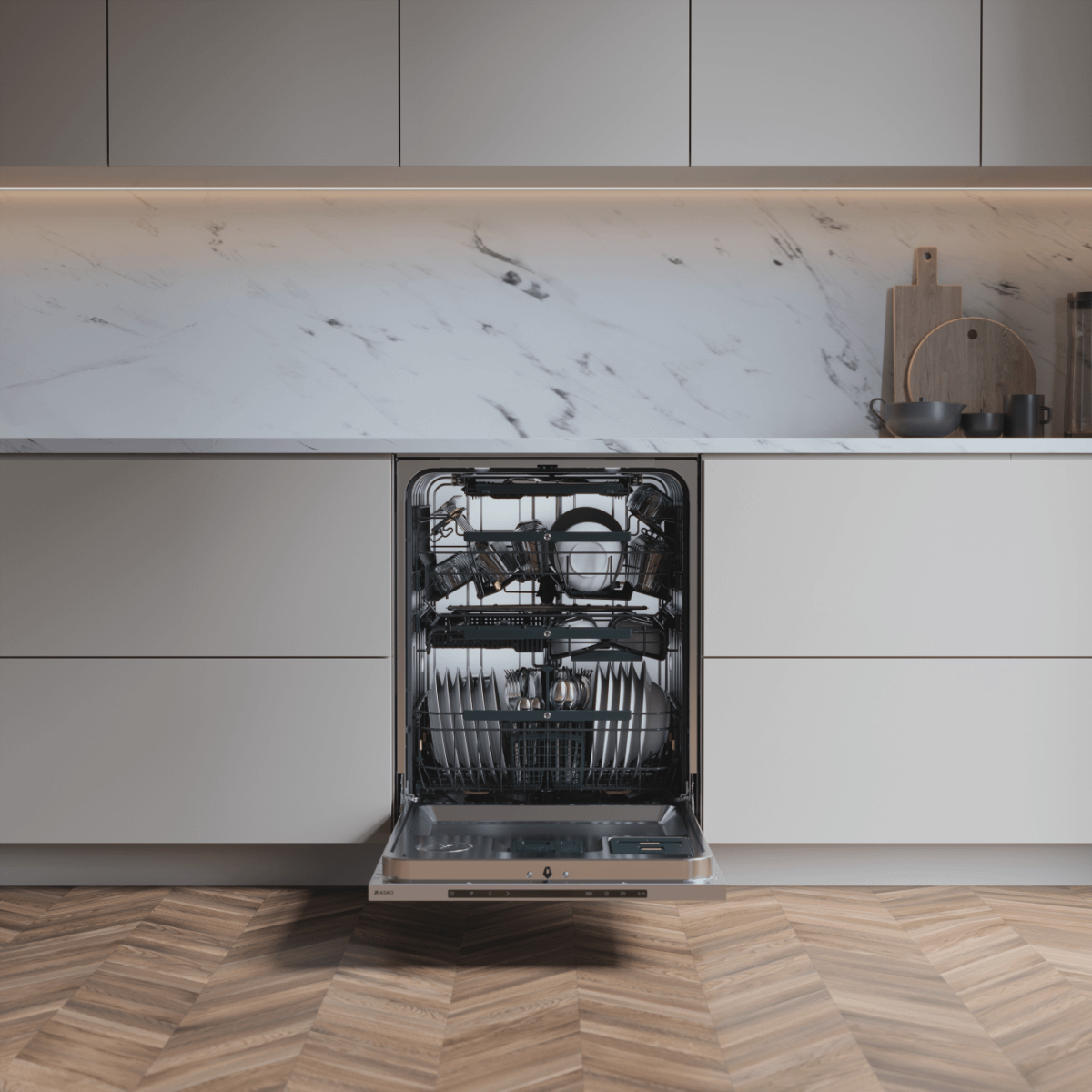 Asko DBI786IXXLSSOF Built-In Dishwasher - 24 Inch Stainless Steel Energy Star Rated for Modern Kitchens