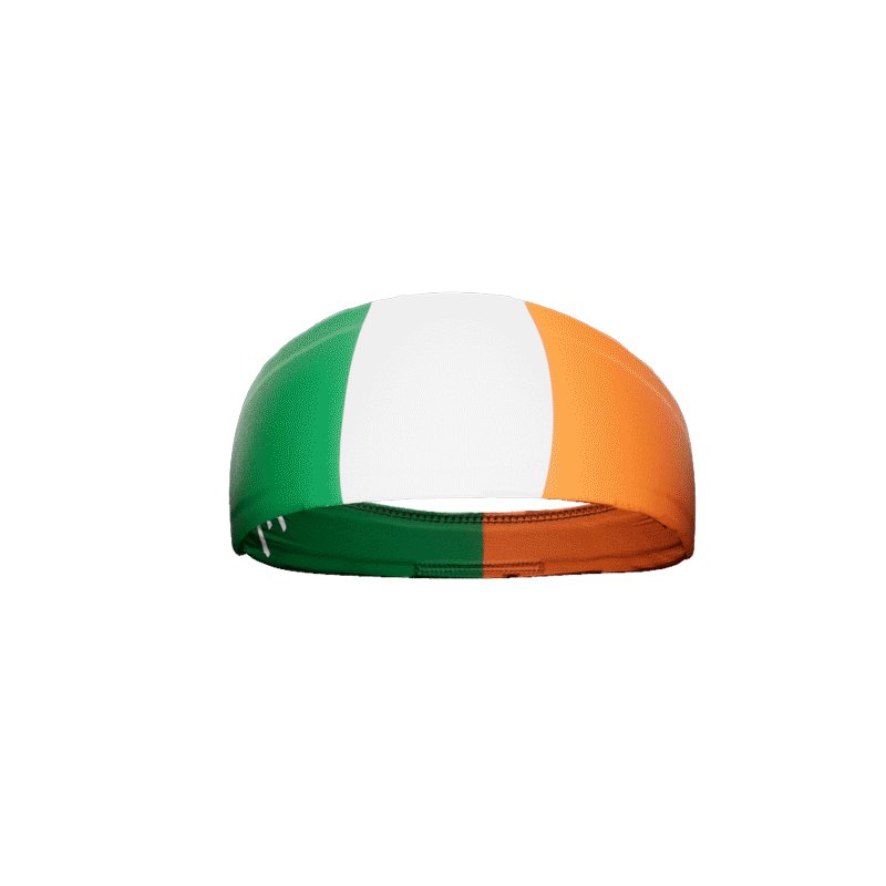 Irish Flag Headband - Green White Orange Hair Accessory for St. Patrick's Day, Irish Pride & Sports Events