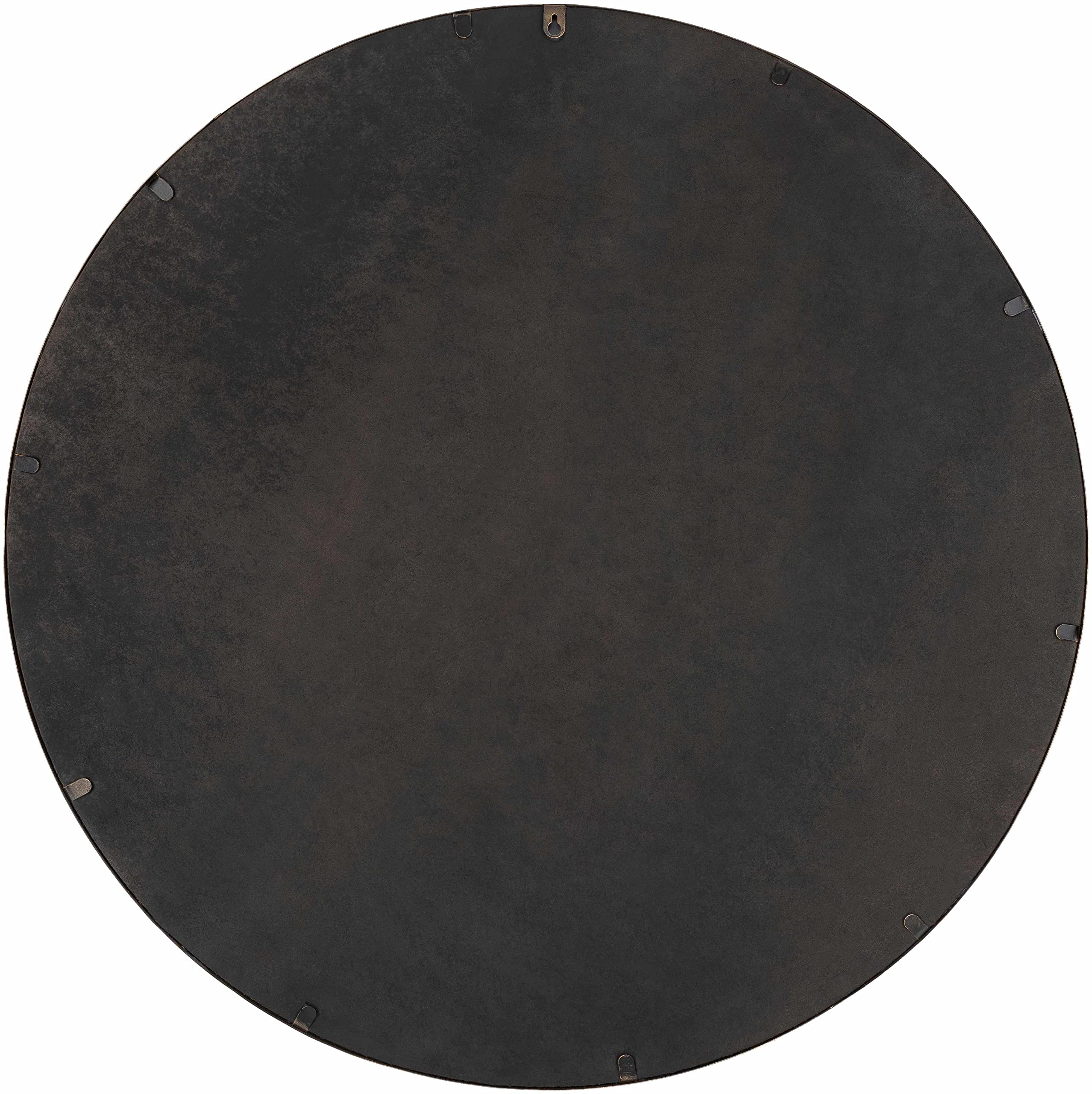 Hauteloom Guindarohan Round Decorative Wall Mirror - 22 Inch Hanging Mirror for Living Room, Bedroom & Entryway - Boho Home Decor Accent