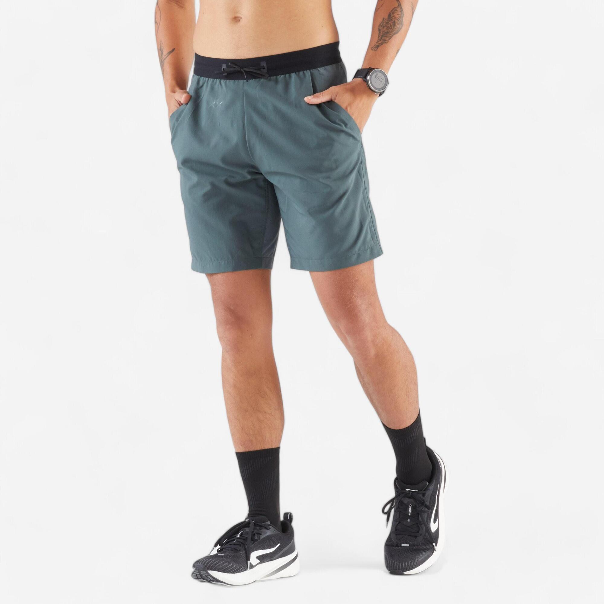 Kiprun Men's Run 500 Breathable Quick-Dry Running Shorts - Lightweight Athletic Shorts for Jogging, Gym Workouts & Outdoor Sports