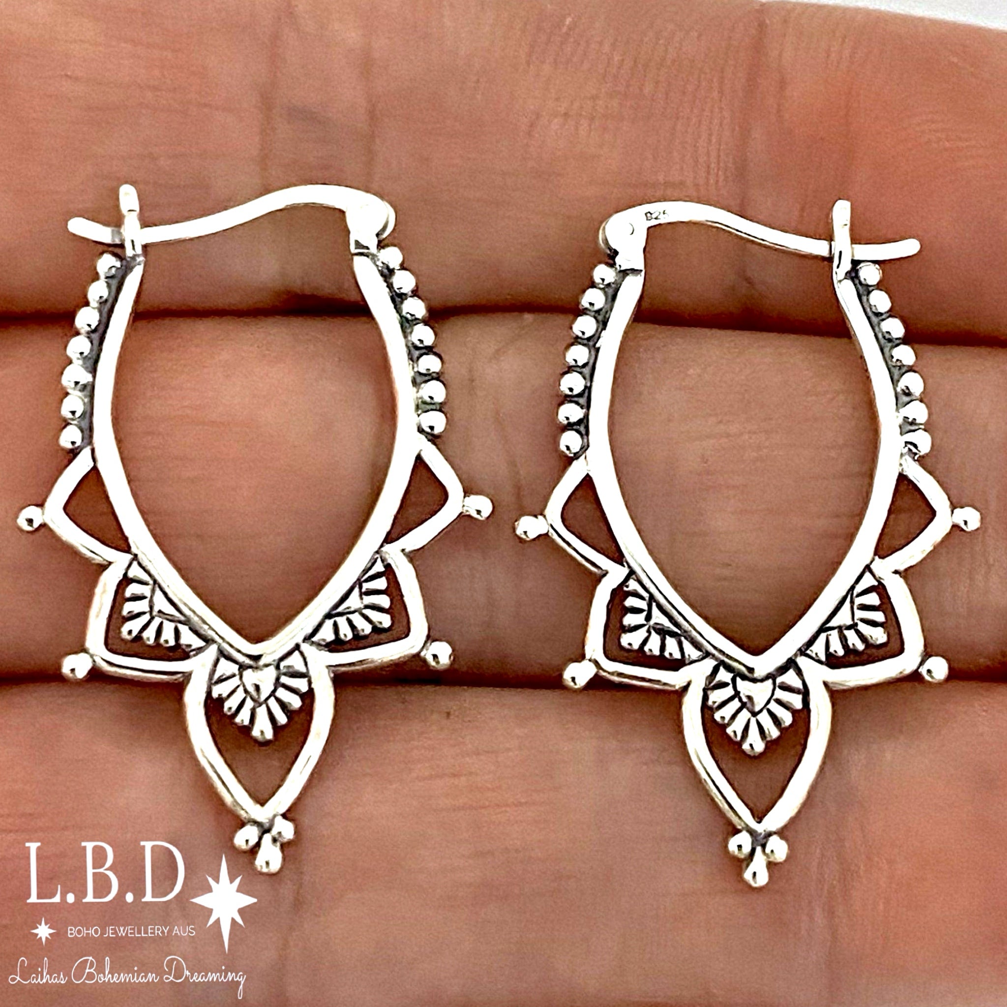 Laihas Prestige Enlighten Me Boho Hoop Earrings - Stylish Bohemian Jewelry for Women | Perfect for Festivals, Parties & Everyday Wear