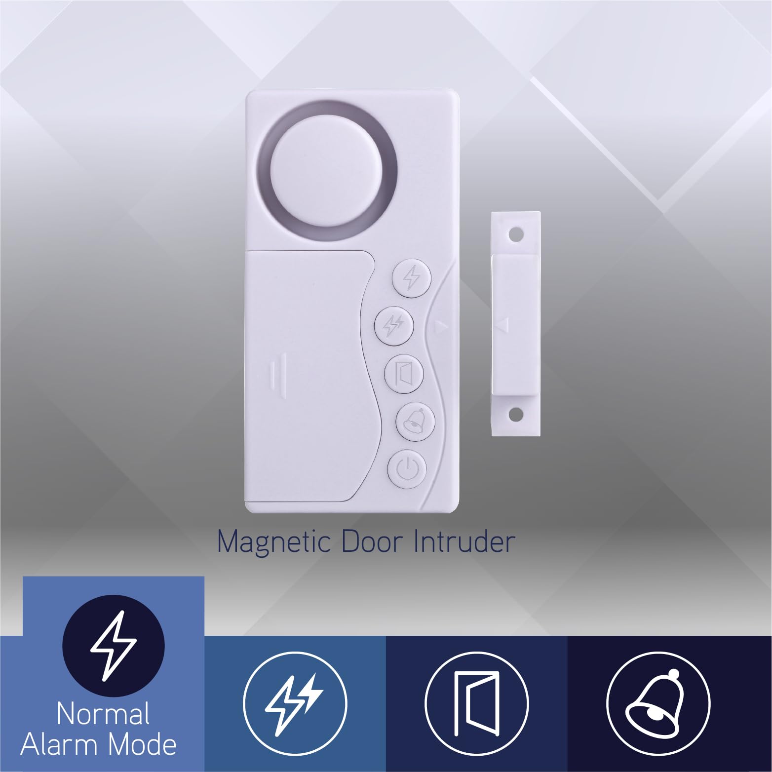 Freezer Door Alarm with Delay - Home Security & Child Safety Sensor for Fridge, Garage & Windows | Dementia & Alzheimer Care Alert | Prevent Accidental Opening & Unauthorized Entry | Ideal for Kitchens, Basements & Elderly Homes