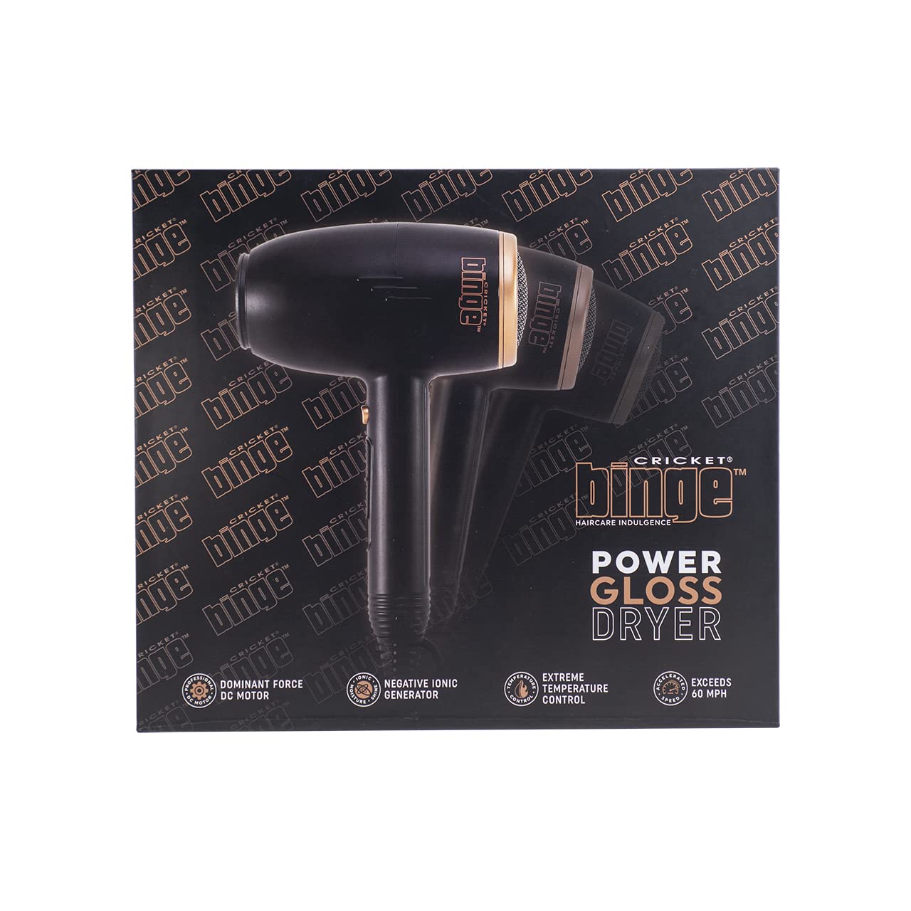 Professional Salon Hair Dryer with Diffuser - 1875W High Power, Fast Drying, Lightweight, Heat & Shine Technology for Smooth & Frizz-Free Hair | Perfect for Home & Salon Use, Travel-Friendly Black Hair Dryer