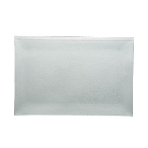 Arcata 010050 8x14 Inch Glass Rectangular Serving Platter - Perfect for Parties, Appetizers, Charcuterie & Entertaining