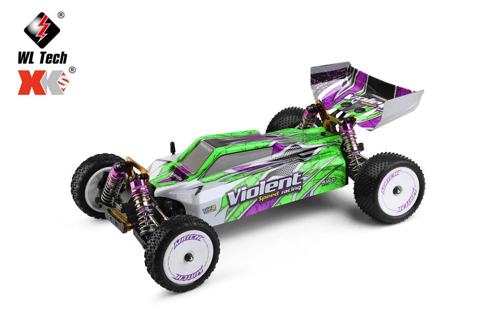 WLtoys XK 104002 1/10 Scale 2.4GHz 4WD Brushless RC Truck - 60km/h High Speed Remote Control Car for Off-Road Climbing & Racing | Perfect for Outdoor Adventures, Backyard Driving & RC Enthusiasts