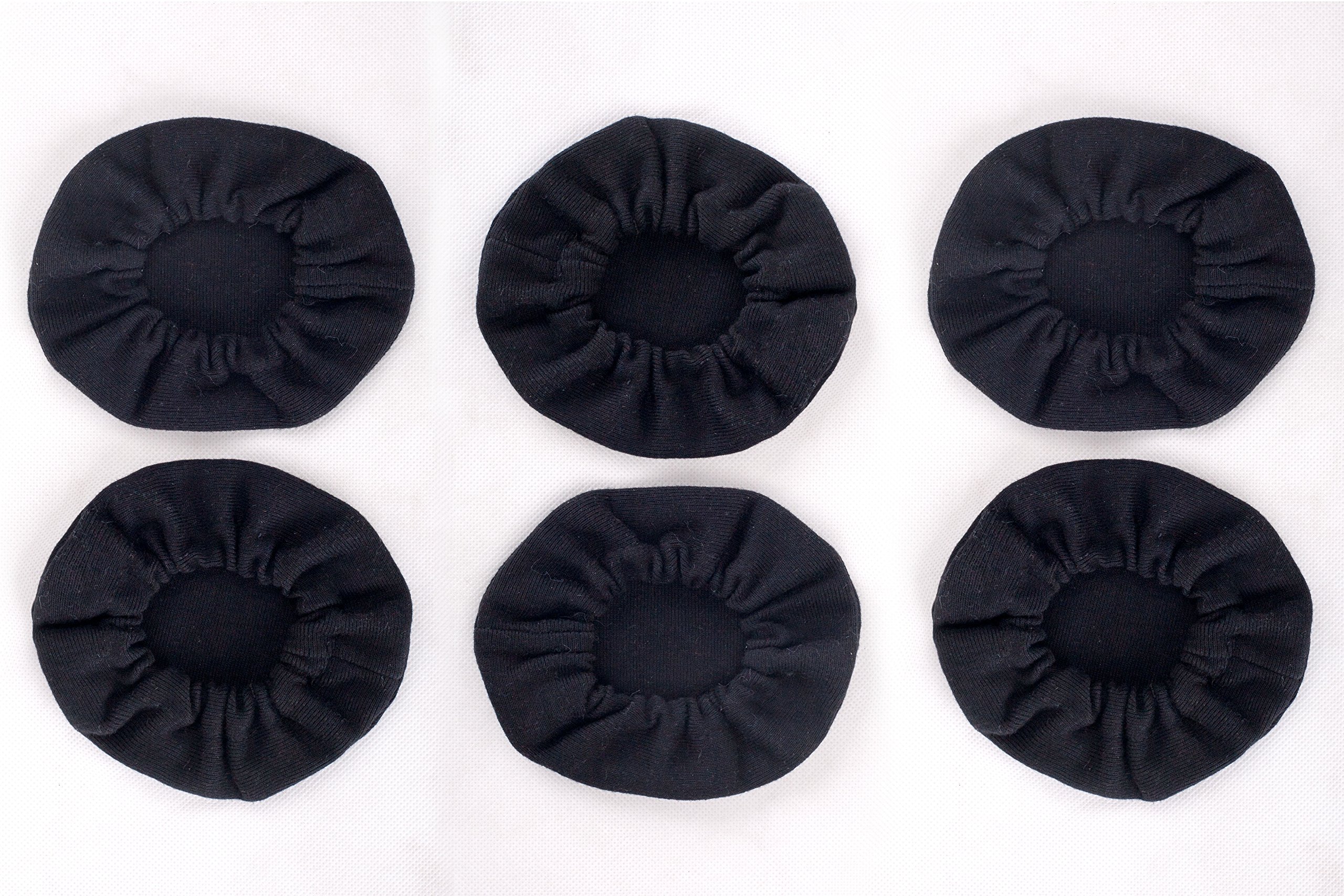 6-Pack Pilot Aviation Headset Cloth Ear Covers - Soft & Comfortable for Long Flights, Noise Reduction, Perfect for Professional Pilots and Aviation Enthusiasts